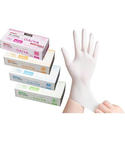 Amazon | [ミドリ安全] ニトリル手袋 粉無し 使い捨て 手に優しい
